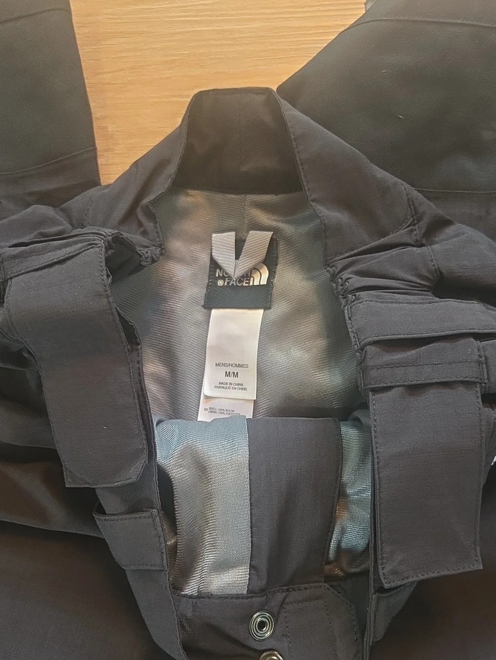 Mens NorthFace GORE-TEX Black Ski Pants, Medium